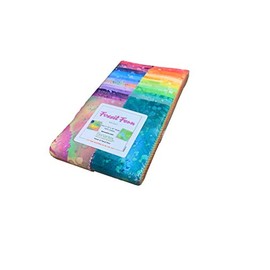 Benartex Fossil Fern Fossil Fern Brights Strip-pies Jelly Roll