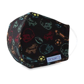 Dr. Talbot's Kid’s Washable Cloth Cup Face Mask for Personal Health by Nuby, Sports Kids, 6-12 Years Old