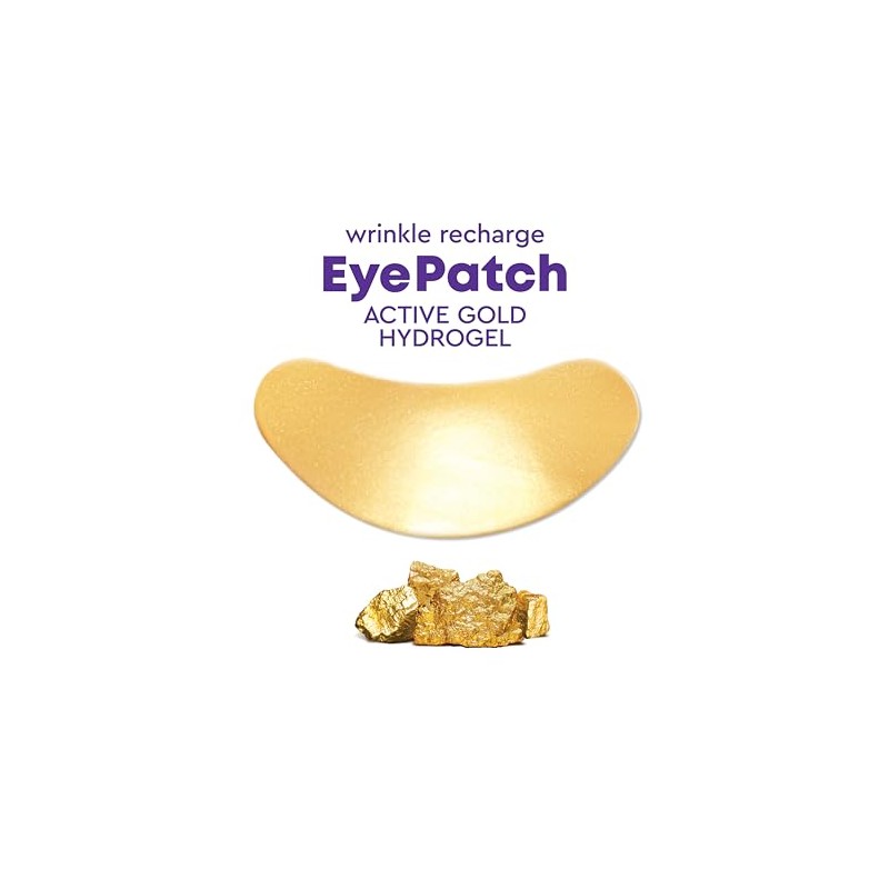 Absolute New York Parche Ojo Reparador Nocturno Dorado