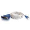 C2G USB to Parallel Printer Cable - DB25 Adapter Connects