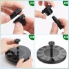 AISITIN Solar Powered Fountain Pump – 6 Nozzles, 1.5W, Great