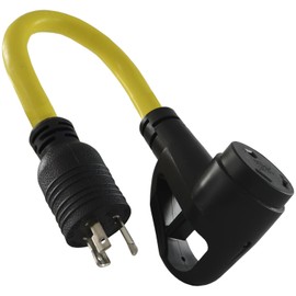 Conntek 15827 Ergo Grip RV Generator Adapter, 1.5-Feet