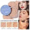 CHIFURE Lasting Waterproof Loose Setting Powder Makeup,Oil Control Face Powder