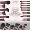 J-Faciem 18 Pcs Premium Synthetic Foundation Powder Brush Set -