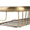 Yosoo Wall Mount Bathroom Shelf, 30cm Copper Shower Basket with
