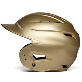 Boombah DEFCON Solid Matte Batting Helmet Sleek Profile NOSCAE Vegas Gold - Size Senior 7" - 7 3/4"