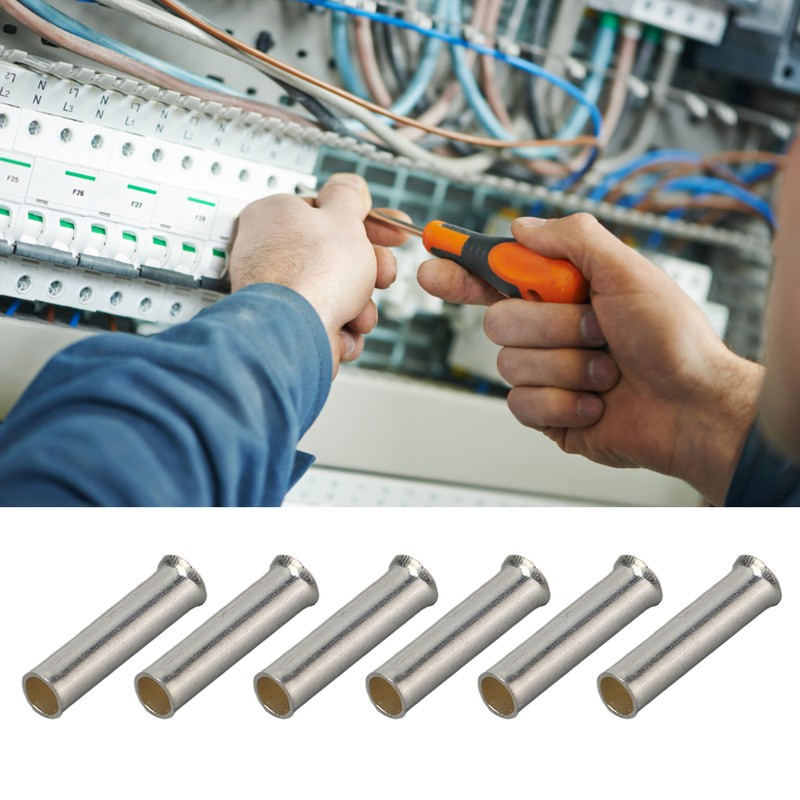 1000Pcs Wire Ferrule Copper Crimp Connector Tinned Wires Ferrules Kit