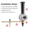 Sheet Metal Nibbler Cutter Double-headed Sheet Cutter Nibbler Drill Attachment