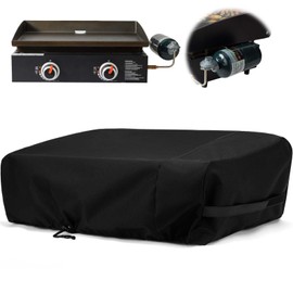 Grill Cover for Blackstone 22 inch Tabletop Griddle Without Hood, Griddle Accessories for Blackstone Adventure Ready 1666, Waterproof and Windproof, Propane Cylinder Can Be Covered (Cover Only)