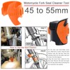Windance Pack of 3, Motorcycle Fork Seal Saver Cleaner 45mm-55mm,Front