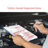 30 Pack Annual Vehicle Inspection Report Form & Red FMCSA