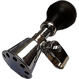 Timtina Bicycle Ball Horn Retro Look (Silver, 1 Piece, Retro Ball Horn Approx. 14 cm)