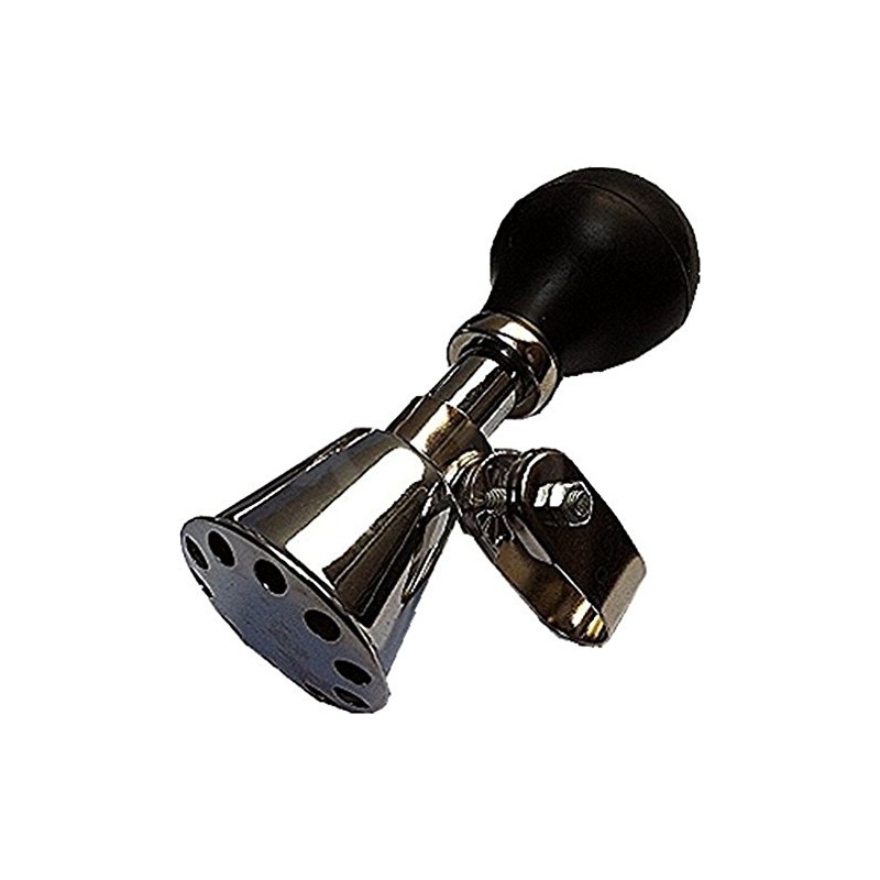 Timtina Bicycle Ball Horn Retro Look (Silver, 1 Piece, Retro