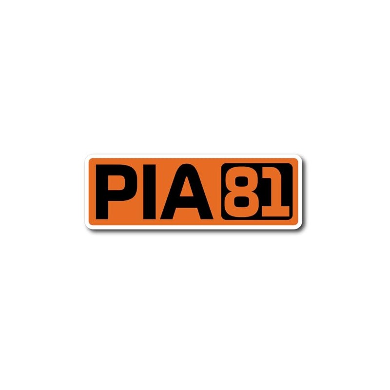 US Decal, Inc. - PIA 81 Sticker - PIA003