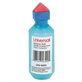Universal : Squeeze Bottle Moistener with Sponge Tip Applicator, 2 oz. Capacity -:- Sold as 2 Packs of - 1 - / - Total of 2 Each