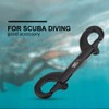 Tbest Durable Stainless Steel Scuba Diving Hook Double Ended Clip