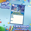 NATURAL BEHAVIOUR 20x Monsters inc Birthday Invitations and Envelopes –