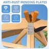 60 Pack 4"x2" Pronged Truss Plates with 8mm Nail Teeth,