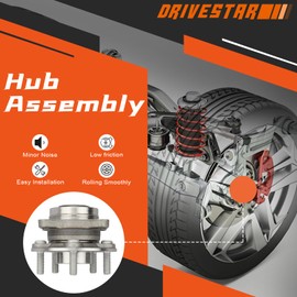 DRIVESTAR 512498 Front Left/Right Wheel Hub & Bearing Assembly for Ford Fusion 2013-2017, 2013-2016 Lincoln MKC, 5 Lug 4 Flange Bolt