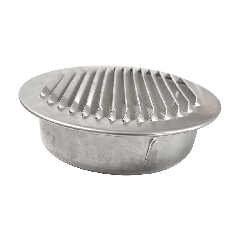 Weather Resistant Grille 200 mm Aluminium Air Vent with Fly