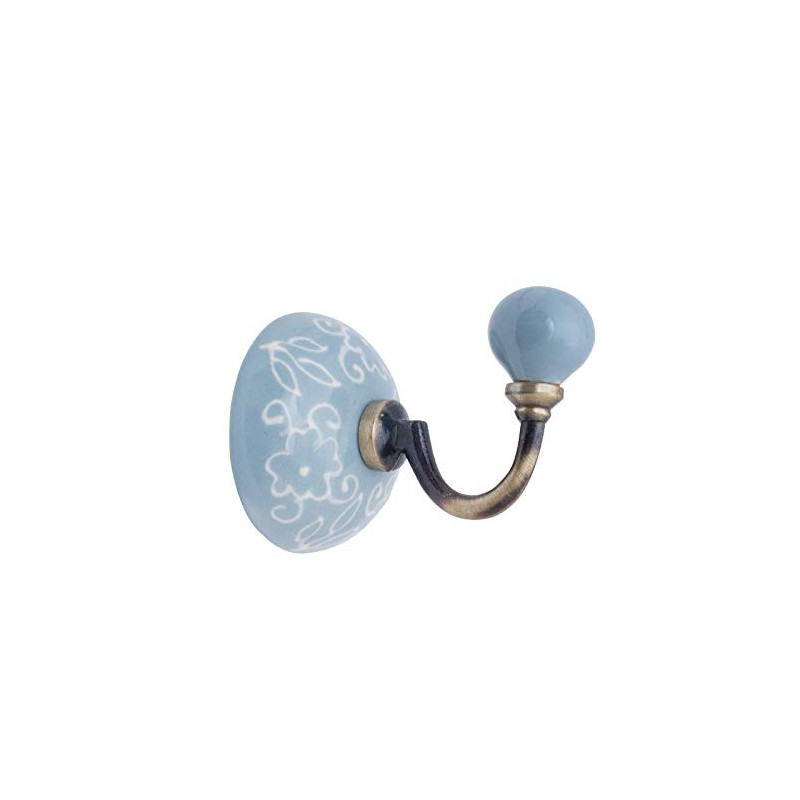 Knober ED09 Ceramic Wall Hook with Ceramic Ball Diameter 6