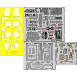 Eduard EDUBIG49321 1/48 Big Ed Lockheed F-104S ASA-M Starfighter Parts Set for Kinetic Models