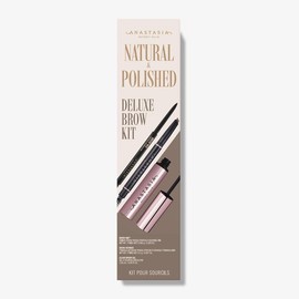 Natural & Polished Deluxe Brow Kit - Color: Dark Brown