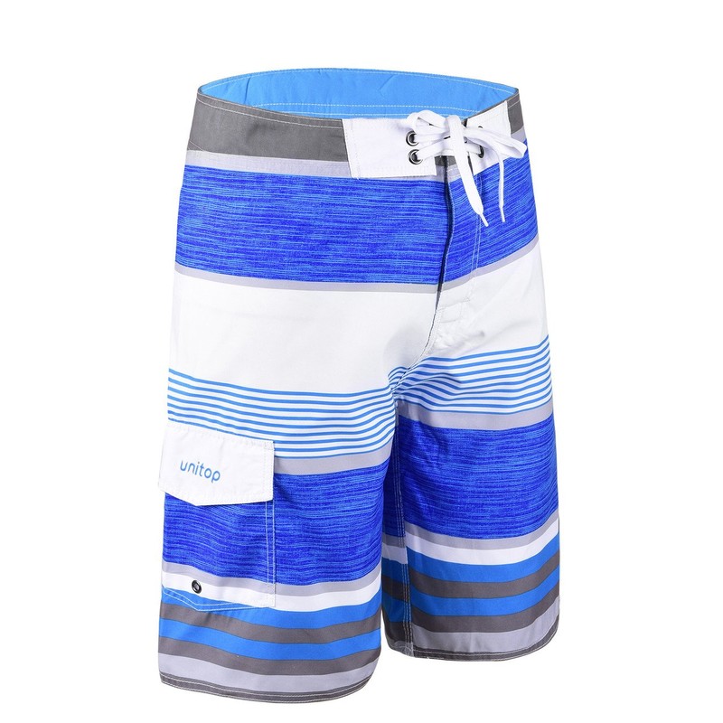 Unitop - Pantalones cortos de surf para hombre, secado rápido,