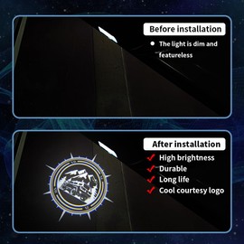 2 PCS LED Car Door Logo Lights Compatible for 4Runner 2010-present Courtesy Projector Laser Welcome Light Puddle Lamp Car Accessories (Second Hand, 4R 2010-present)