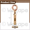 Wokape 8Pcs Closed Hook Bolts Wall Concrete Brick Expansion Screws