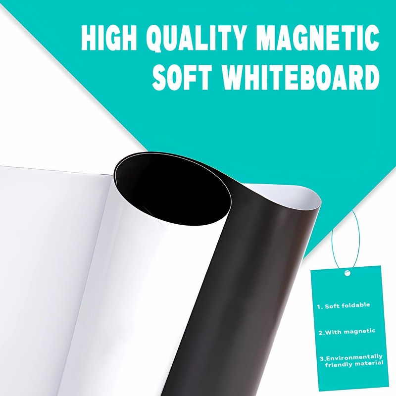 WEINIDASI Magnetic Dry Erase Whiteboard Paper, Whiteboard with Dirt Repellent