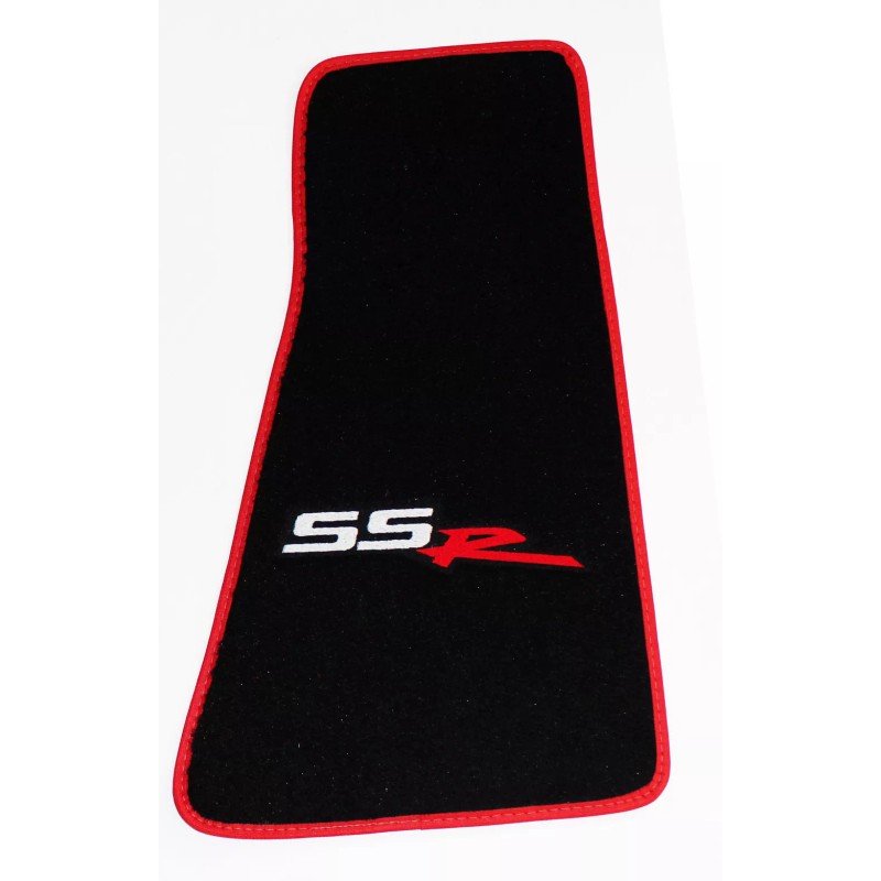 AFM NEW! BLACK Front Floor Mats 2003-2004 CHEVY SSR EMBROIDERED