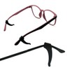YINGFENG 16 Pairs Black Glasses Ear Grip, Comfortable Silicone Elastic