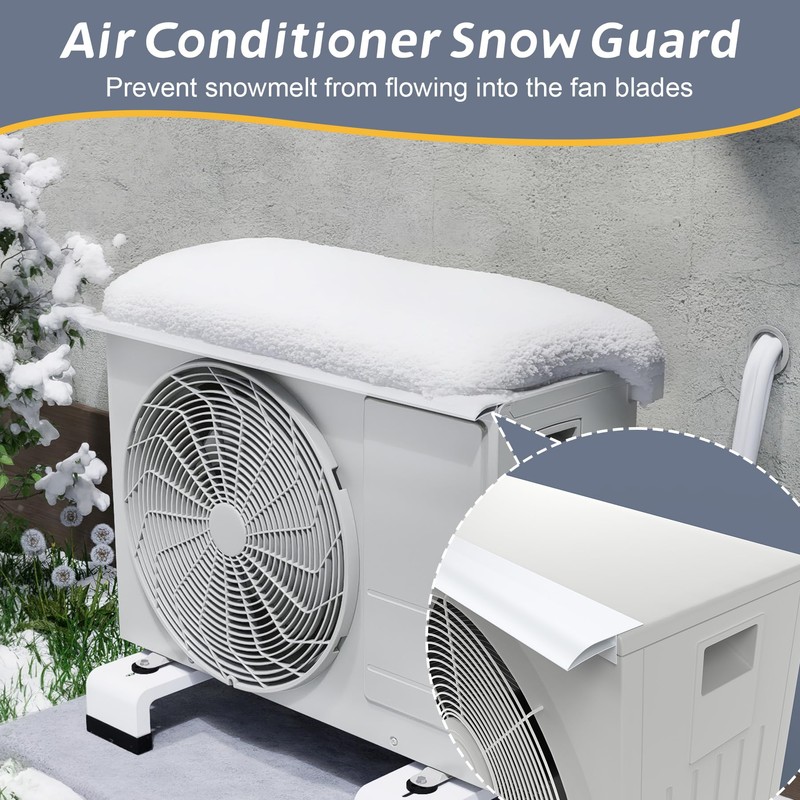 Flamorrow Air Conditioner Snow Guard for Outdoor Unit, 31.5" L