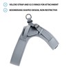 Boomerang Harness Non-Restrictive Lightweight Small to Medium Breeds Grey XS