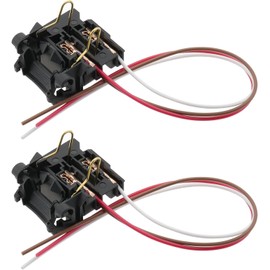 SANTUO 2Pcs H7 Low Beam Headlamp Bulb Wiring Adapter Socket Compatible with Ford Focus 2 MK2 20cm Length Black Cable for Secure Connection