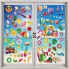 Summer Window Clings for Glass Windows – 100 PCS Removable