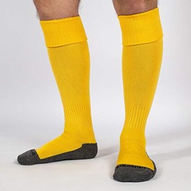 Uhlsport Kids Team Essential Socks, Multicolor - Cornyellow /grey sole, Size:33-36