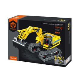 Dakott STEM Mechanical Transmission Engineering Building Toy, 2in1 Excavator & Robot Building Blocks Take Apart Toy, 342 Pcs DIY Building Kit, Learning Engineering Construction Toys