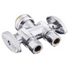 EFIELD Push Fit 1/2" x Dual 3/8" ; OD Compression