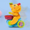 Musical Walking Elephant Drummer Toy Blowing Ball Elephant Toys with
