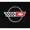 AFM NEW! MAT Set 1984-1996 Corvette With Embroidered Circle Emblem