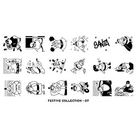 MoYou Stamping Stencil – Festive 07