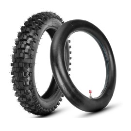 RedCap 90/100-14 Rear Tire 3.00-14 Inner Tube for 125-150 Rfzx18 CRF80 KLX125 Dirt Bike