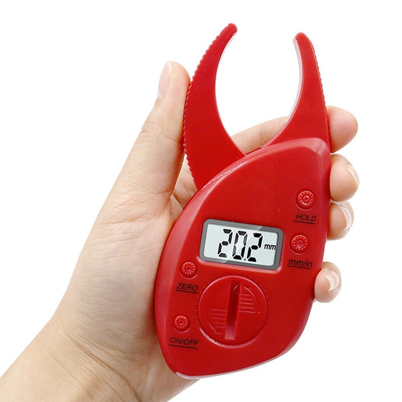 Skin Fat Caliper Portable Lightweight Comfortable Grip Accurate Measurement Digital