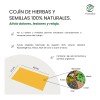 Cojín Compresa Namaskar Frío/Calor Semillas y Hierbas Para Dolores