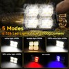 200W Led Work Light Rechargeable,20000MAh Solar Portable Light, 20000LM Magnetic