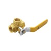 Joywayus 3 Way (T-Port) 1/2'' NPT Female Valve Brass Ball