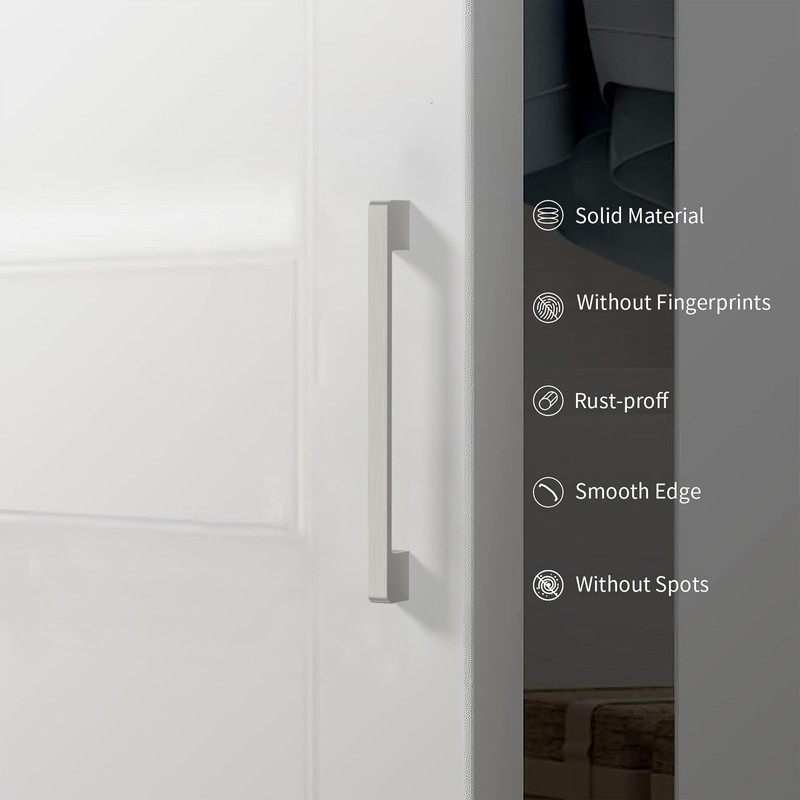 KNOKLOCK 10 Pack 12.6 Inch(320mm) Kitchen Cabinet Handles Brushed Satin