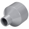 TOP-VIGOR 2Pcs PVC DWV Reducing Coupling, 20mm x 50mm Socket